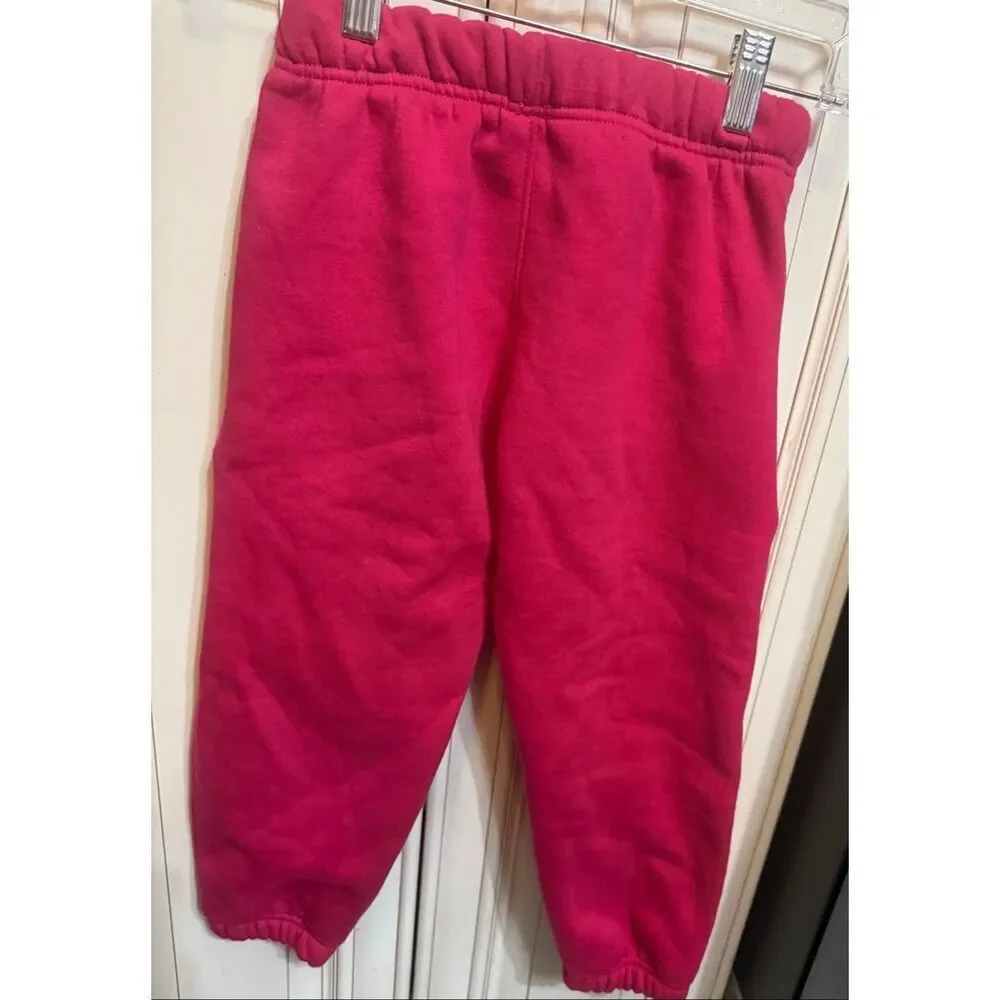The Jade Collection Girl's 2 Piece Hoodie & Jogger Sweatsuit Set Pink Size 6